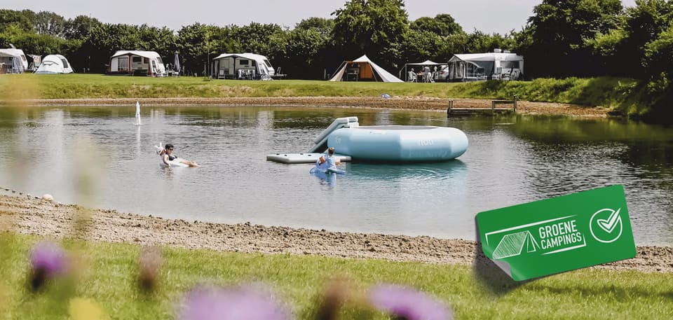 Campagnebeeld van Groene Campings