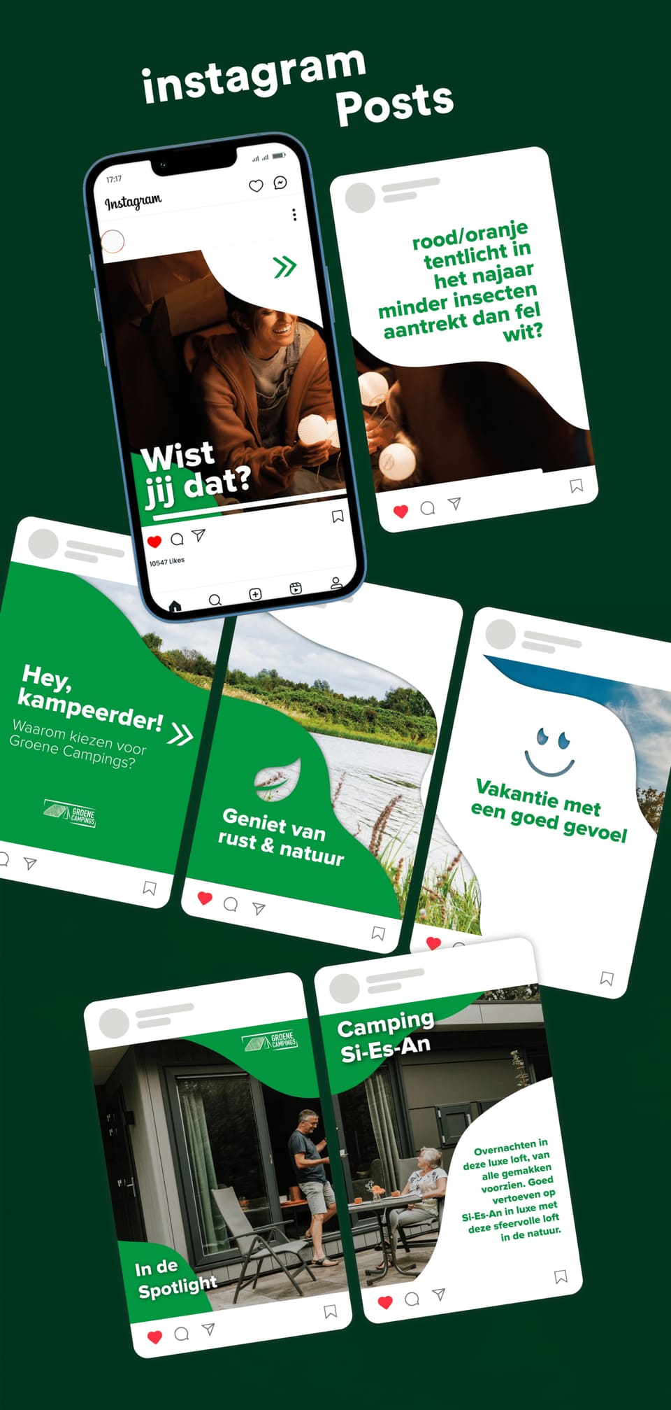 Instagram posts van Groene Campings