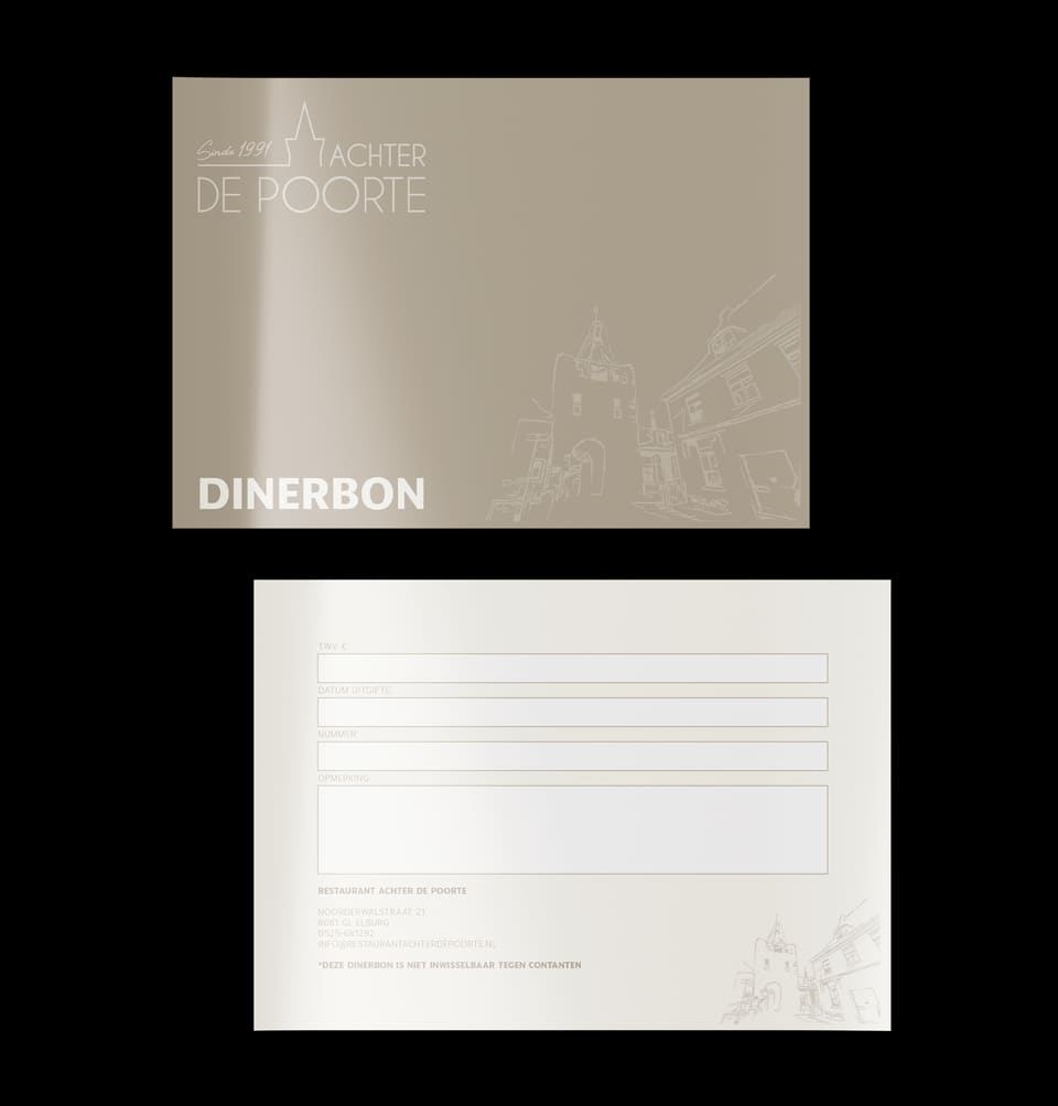 Cadeaubon van Achter de Poorte